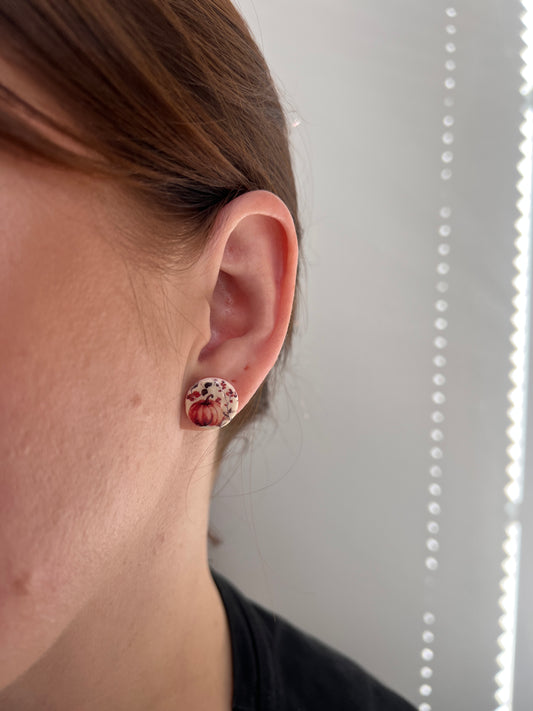 Auskarai "Moliūgai"