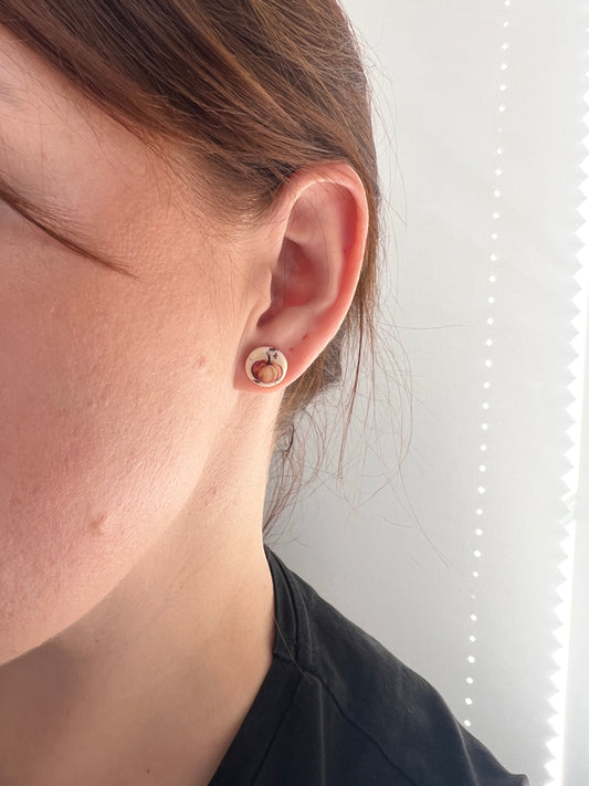 Auskarai "Moliūgai"