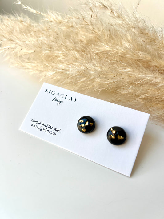 Juodas blizgus "Essence" Apskritimas