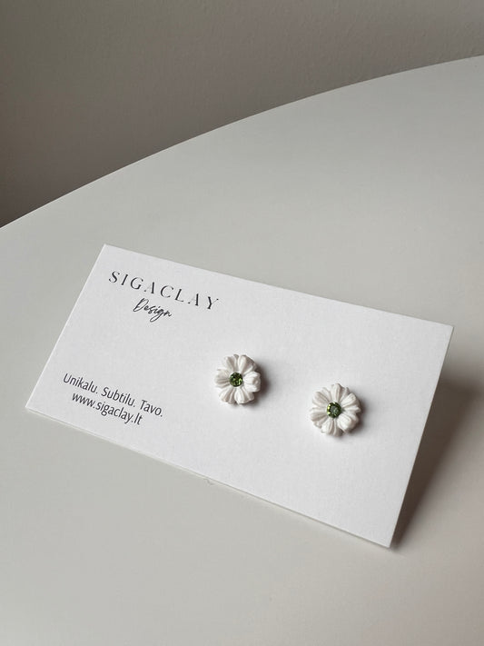 Ramunėlės su žalia akute