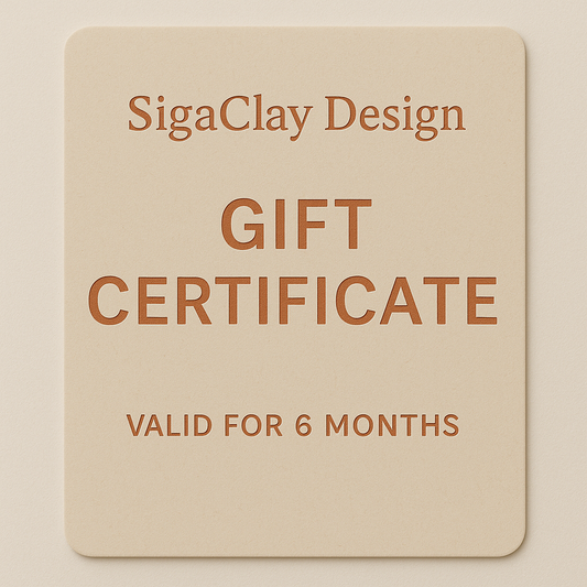 Siga Clay dovanų kuponas